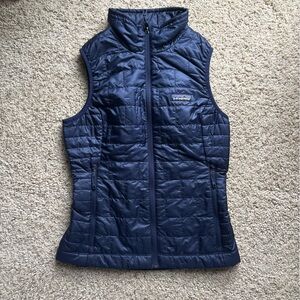Patagonia Nano Puff Vest Navy Insulated Lightweight Outdoor